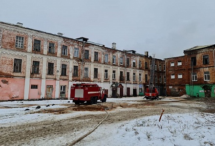 Собинским погорельцам дали временное жилье