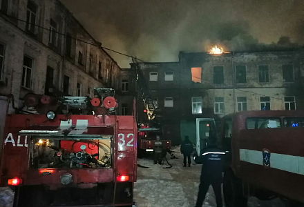 На пожаре в Собинке спасен человек и 24 эвакуированы