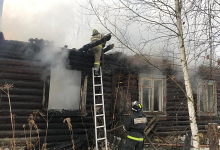 На пожаре в Гусь-Хрустальном районе погиб человек