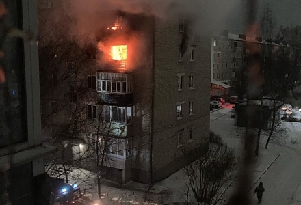 Ночью 30 человек в Коврове эвакуированы из своих квартир из-за пожара