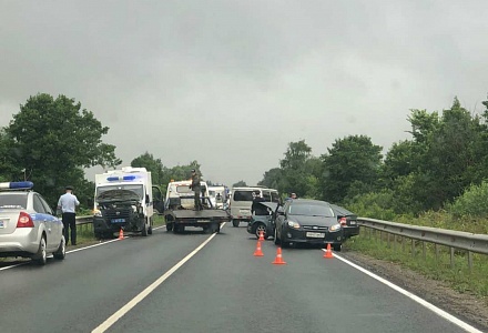 Во Владимирской области полицейский автомобиль стал участником ДТП