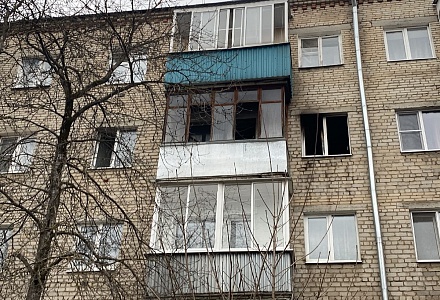 В Александрове загорелась квартира в пятиэтажном доме